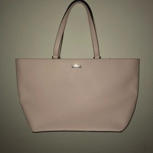 baby pink kate spade tote bag